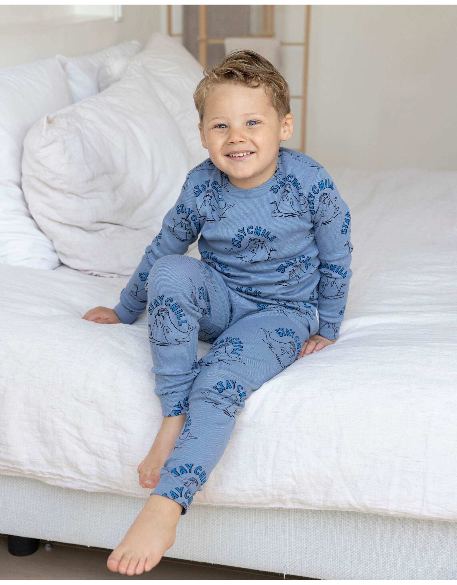 Feetje Willy Walrus - Premium Sleepwear by Feetje Blauw