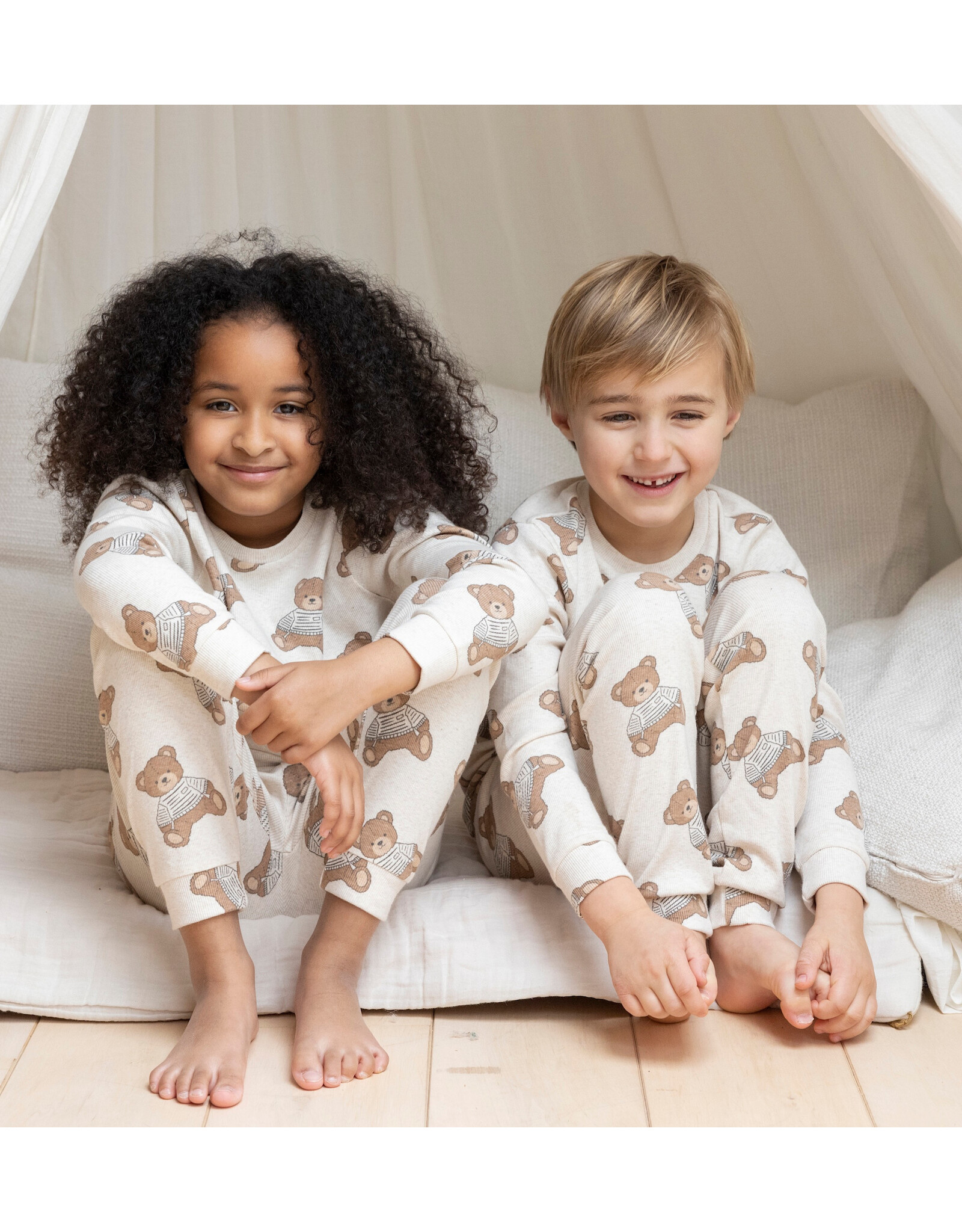 Feetje Teddy Bear - Premium Sleepwear by Feetje Offwhite melange