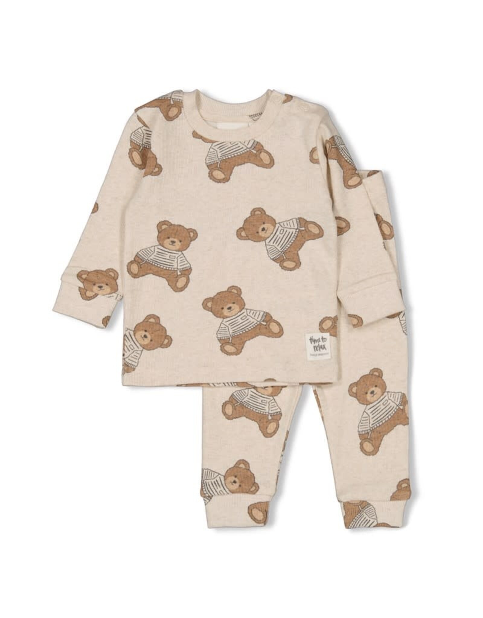 Feetje Teddy Bear - Premium Sleepwear by Feetje Offwhite melange