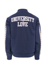 Little Looxs Little Lurex sweat jacket Dark blue s26