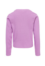 Little Looxs Little Ajour rib T-shirt LS Soft Apricot s26