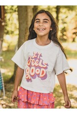 Little Looxs Little Jersey artwork T-shirt Off white S-26