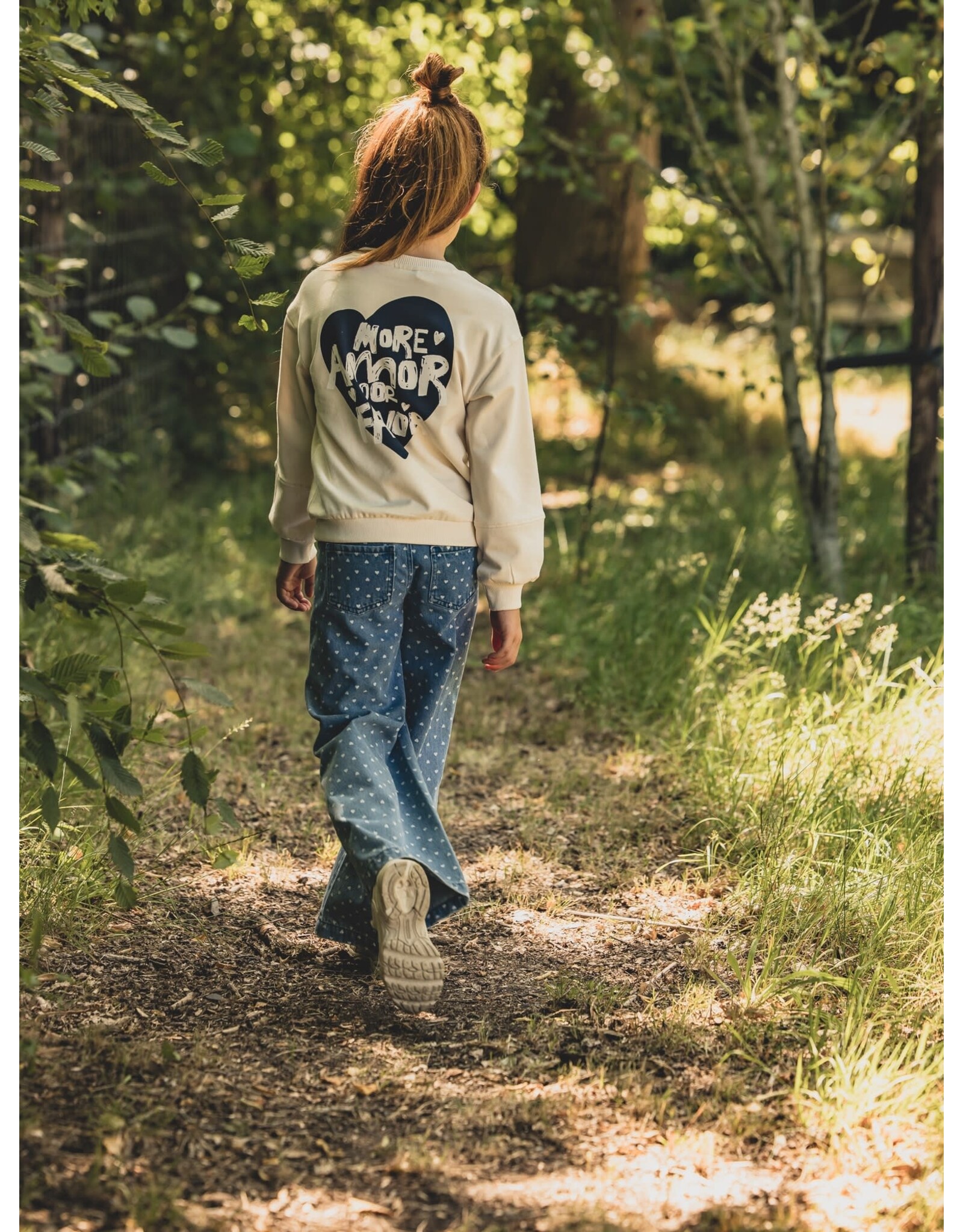 Little Looxs Little Heart wideleg Denim Heart denim S26