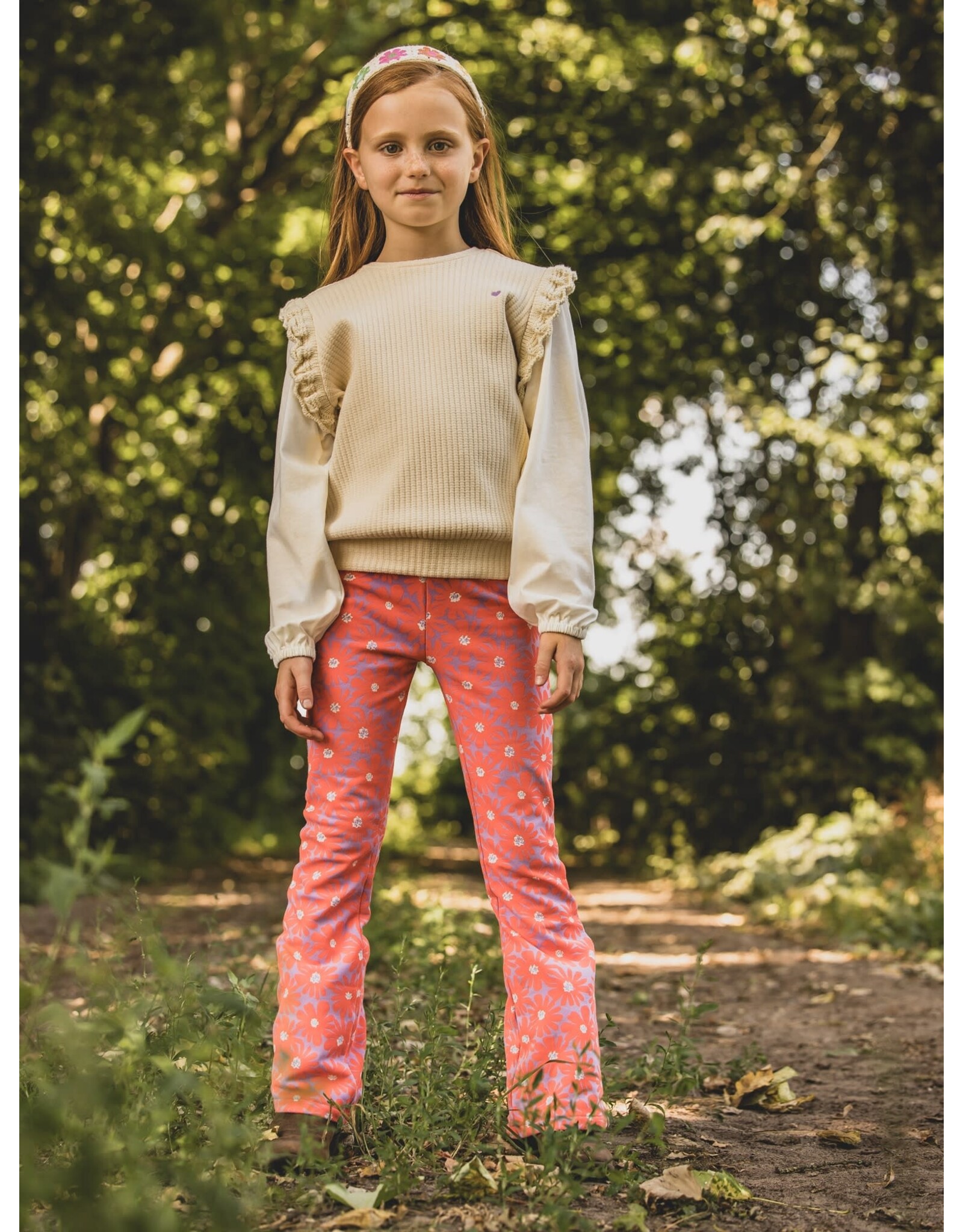 Little Looxs Little printed flare pants Floral Spring S26