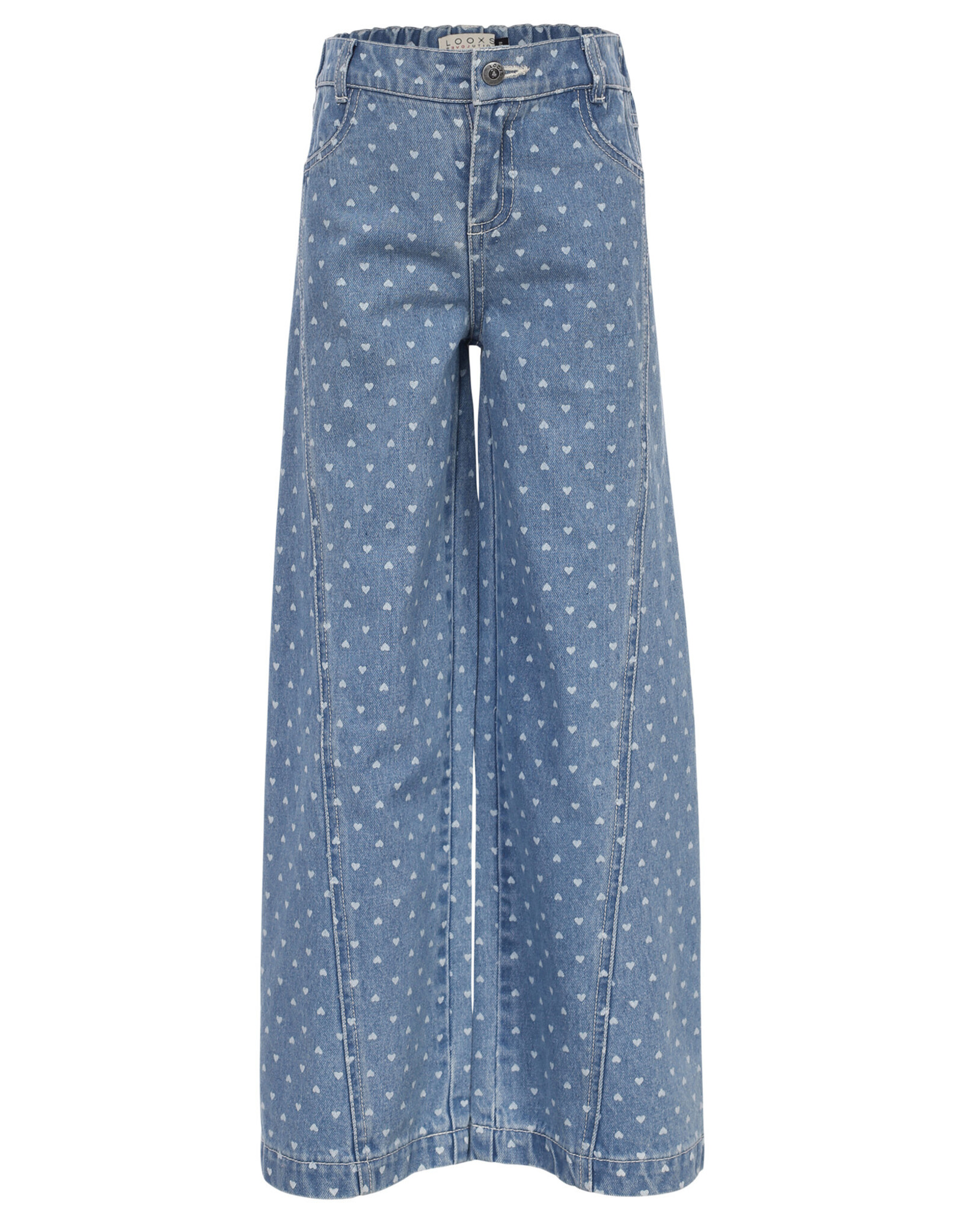 Little Looxs Little Heart wideleg Denim Heart denim S26