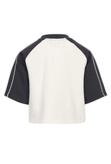 Looxs 10sixteen  V-Neck T-shirt white salt s26