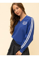 Looxs 10sixteen  V neck sweater Ultra Marine s26