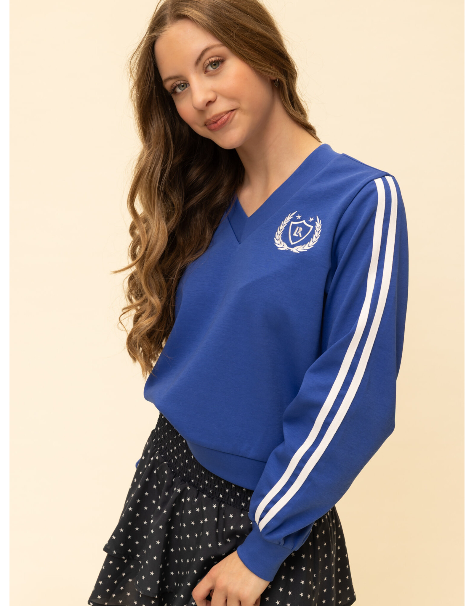 Looxs 10sixteen  V neck sweater Ultra Marine s26