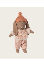 Maileg Winter bunny, Micro - Brown - Rose