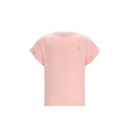 Like Flo Emma Flo girls ruffle sleeve end Soft peach