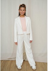 Like Flo Emma Flo girls ruffle sleeve end Soft peach