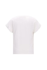 Like Flo Emma Flo girls ruffle sleeve end Off white