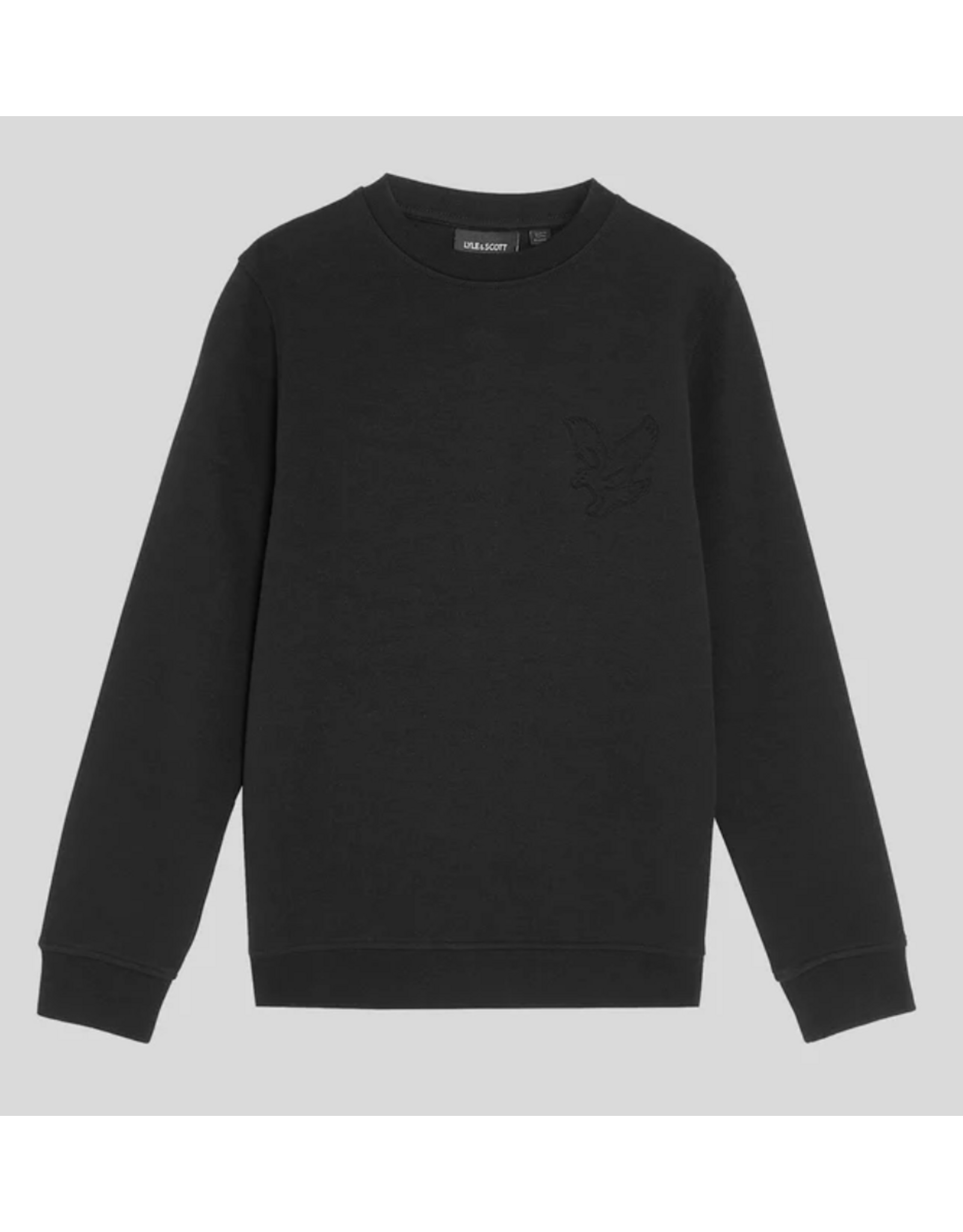Lyle & Scott Embossed Eagle Crew Neck Z865 Jet Black