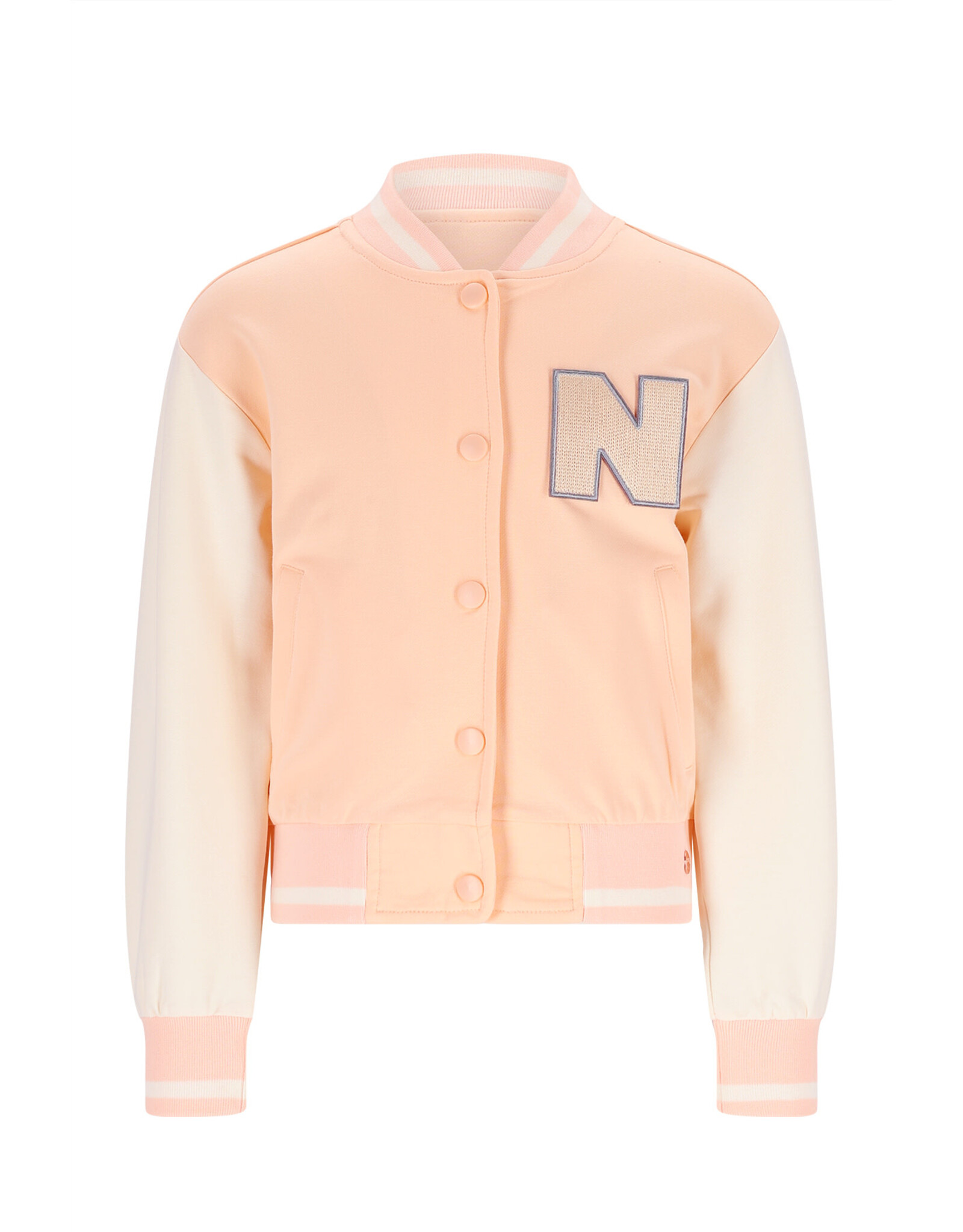 Nono Darsy varsity sweat jacket Light Peach