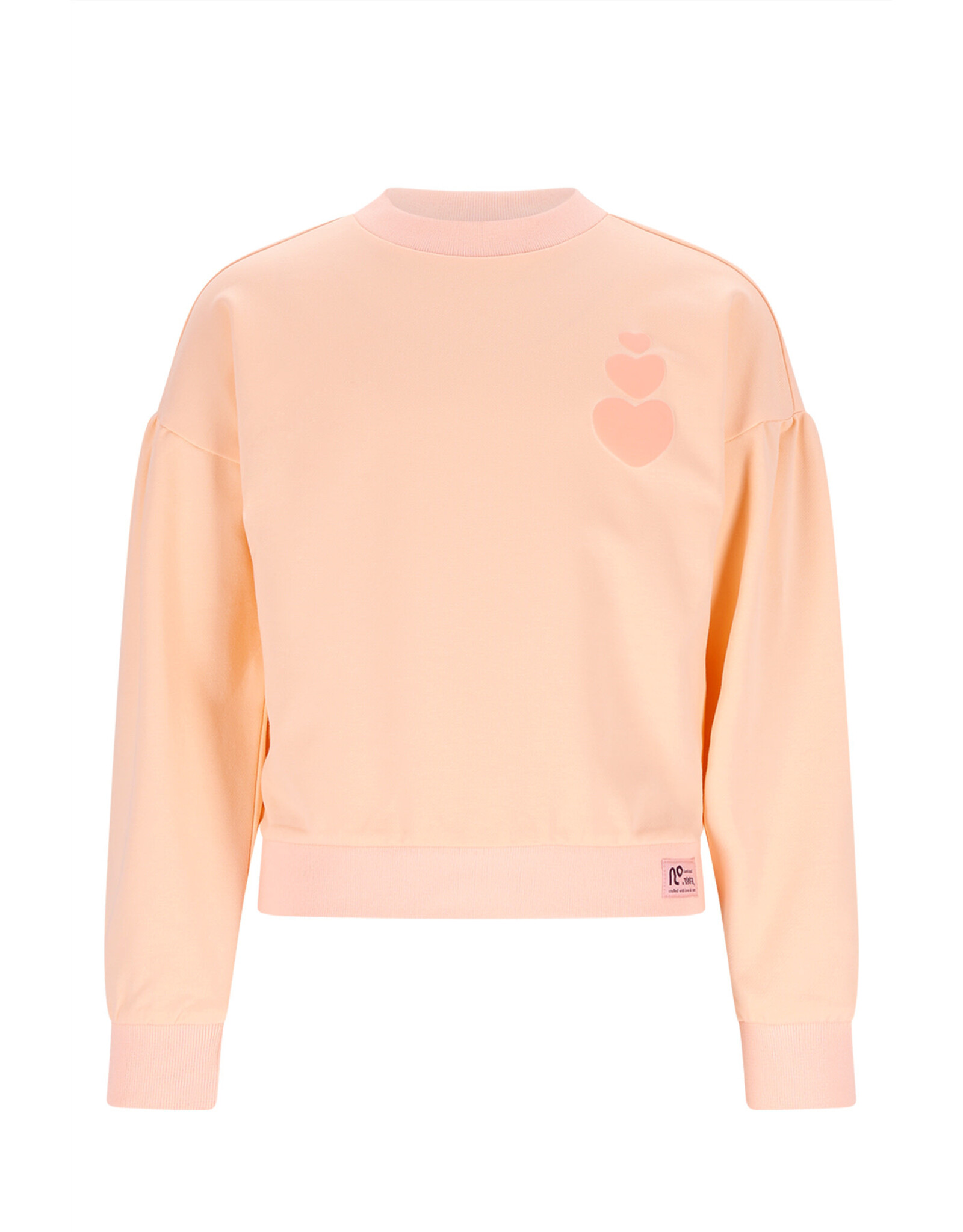 Nono Kamis Sweater with Puffprint Light Peach