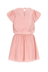 Nono Miron AOP Plissee Dress S/SL Vintage Pink
