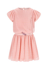 Nono Miron AOP Plissee Dress S/SL Vintage Pink