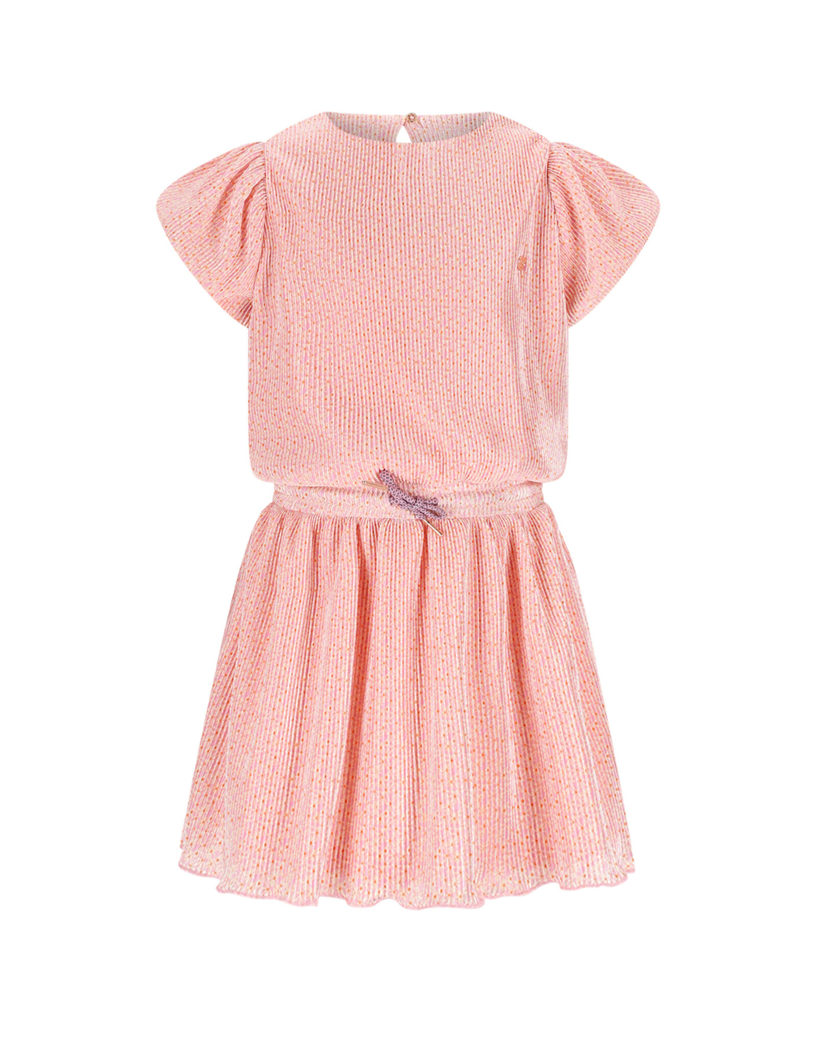 Nono Miron AOP Plissee Dress S/SL Vintage Pink
