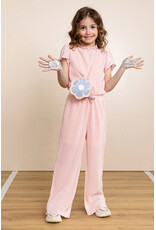 Nono Sylja AOP Plissee Jumpsuit Vintage Pink