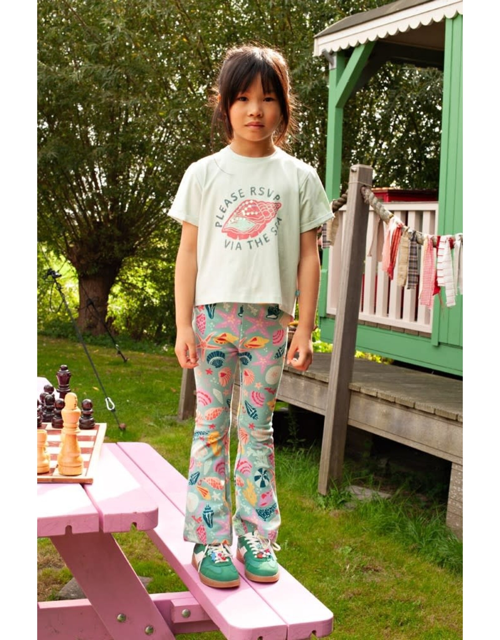 Jubel T-shirt - Lazy Lagoon Mint