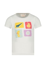 Jubel T-shirt - Lazy Lagoon Wit
