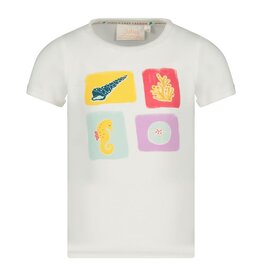 Jubel T-shirt - Lazy Lagoon Wit