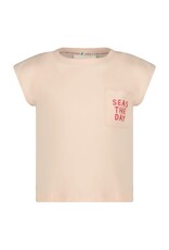 Jubel T-shirt met backprint - Lazy Lagoon l.Roze