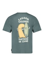 Sturdy T-shirt oversized - Lagoon Legends Petrol