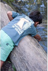 Sturdy T-shirt oversized - Lagoon Legends Petrol