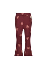 Jubel Flared broek AOP - Salsa Sunset Bordeaux