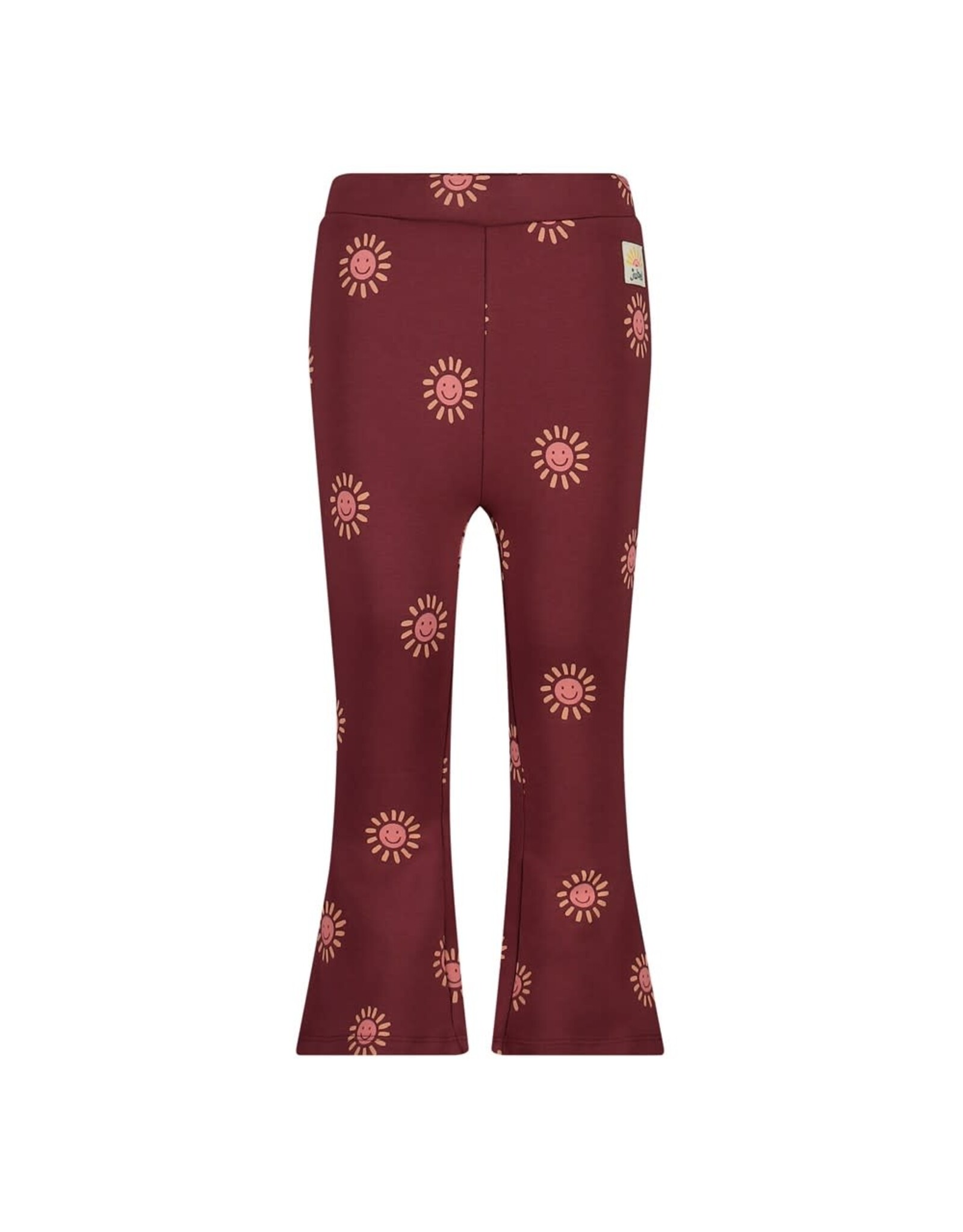 Jubel Flared broek AOP - Salsa Sunset Bordeaux