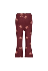 Jubel Flared broek AOP - Salsa Sunset Bordeaux
