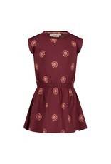 Jubel Jurk AOP - Salsa Sunset Bordeaux