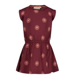 Jubel Jurk AOP - Salsa Sunset Bordeaux