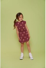 Jubel Jurk AOP - Salsa Sunset Bordeaux