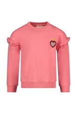 Jubel Sweater met backprint - Salsa Sunset Roze