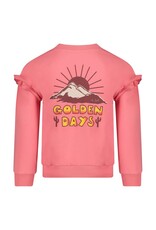 Jubel Sweater met backprint - Salsa Sunset Roze