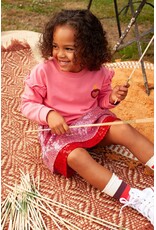 Jubel Sweater met backprint - Salsa Sunset Roze