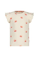 Jubel T-shirt AOP - Salsa Sunset Offwhite