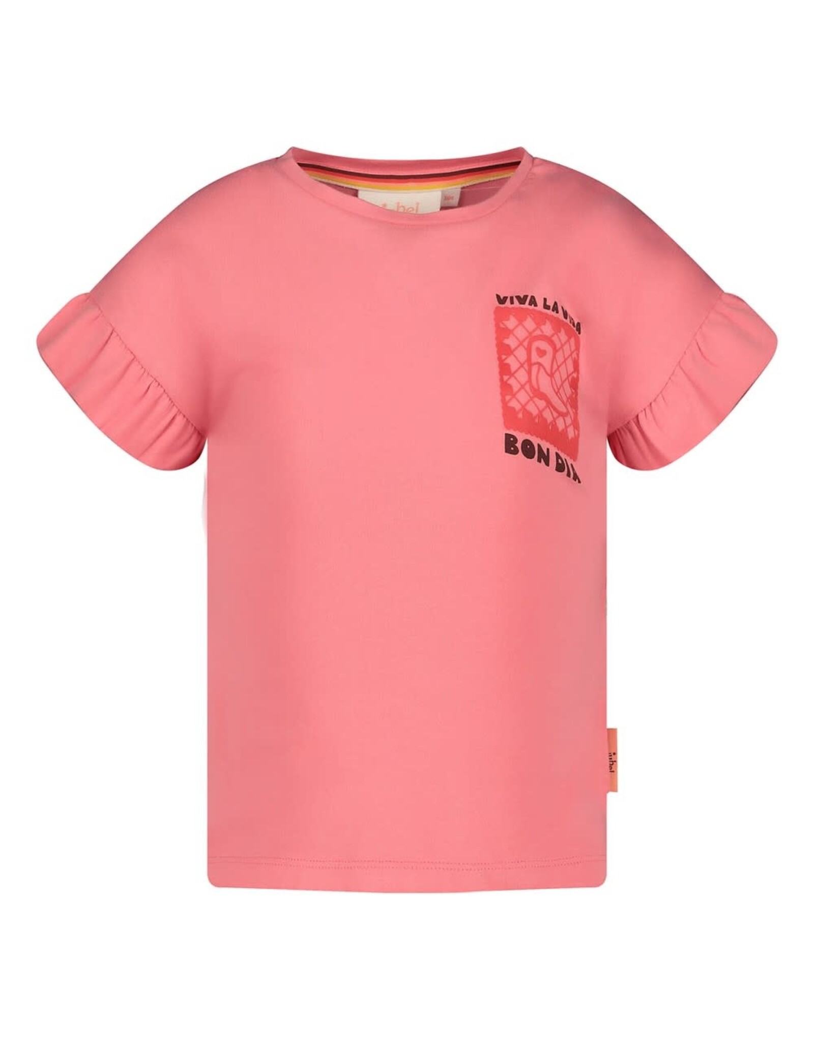 Jubel T-shirt met backprint - Salsa Sunset Roze