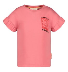 Jubel T-shirt met backprint - Salsa Sunset Roze