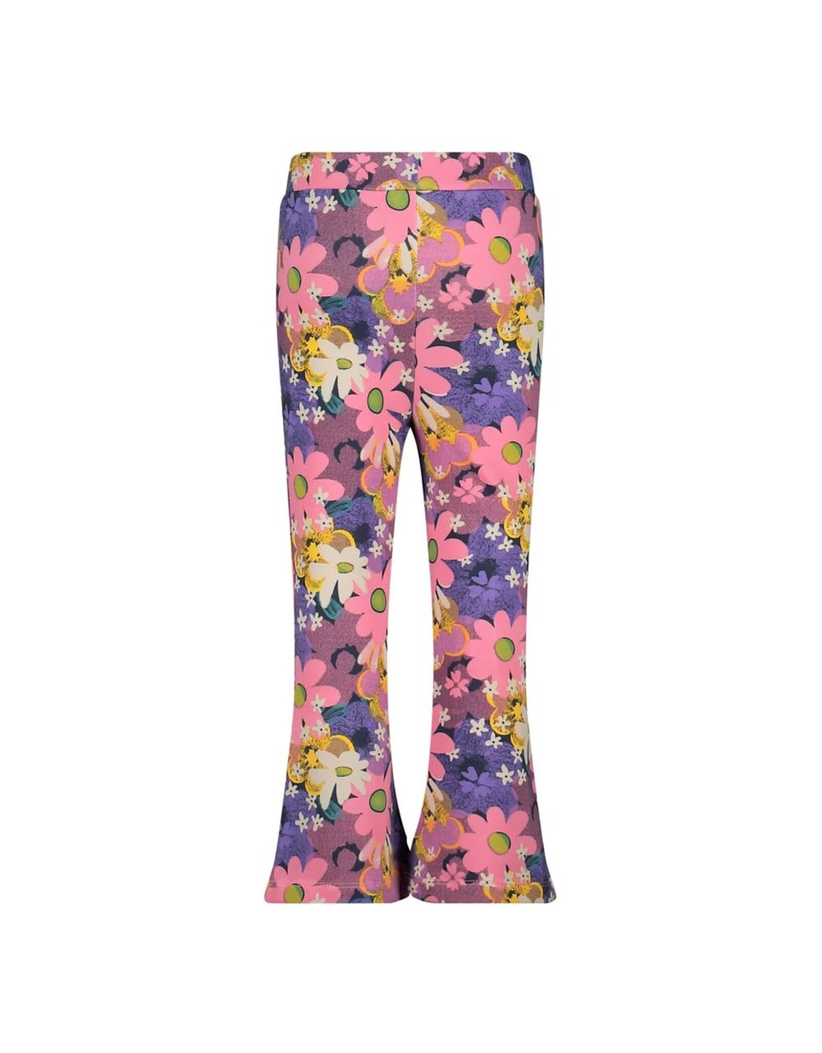 Jubel Flared broek AOP - Rolling into Spring Roze