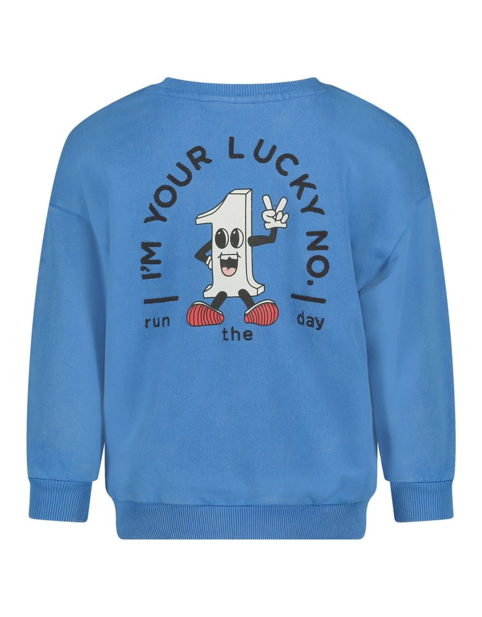 Sturdy Sweater oversized - Run the Day Blauw