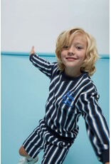 Sturdy Sweater streep - Run the Day Antraciet