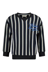 Sturdy Sweater streep - Run the Day Antraciet