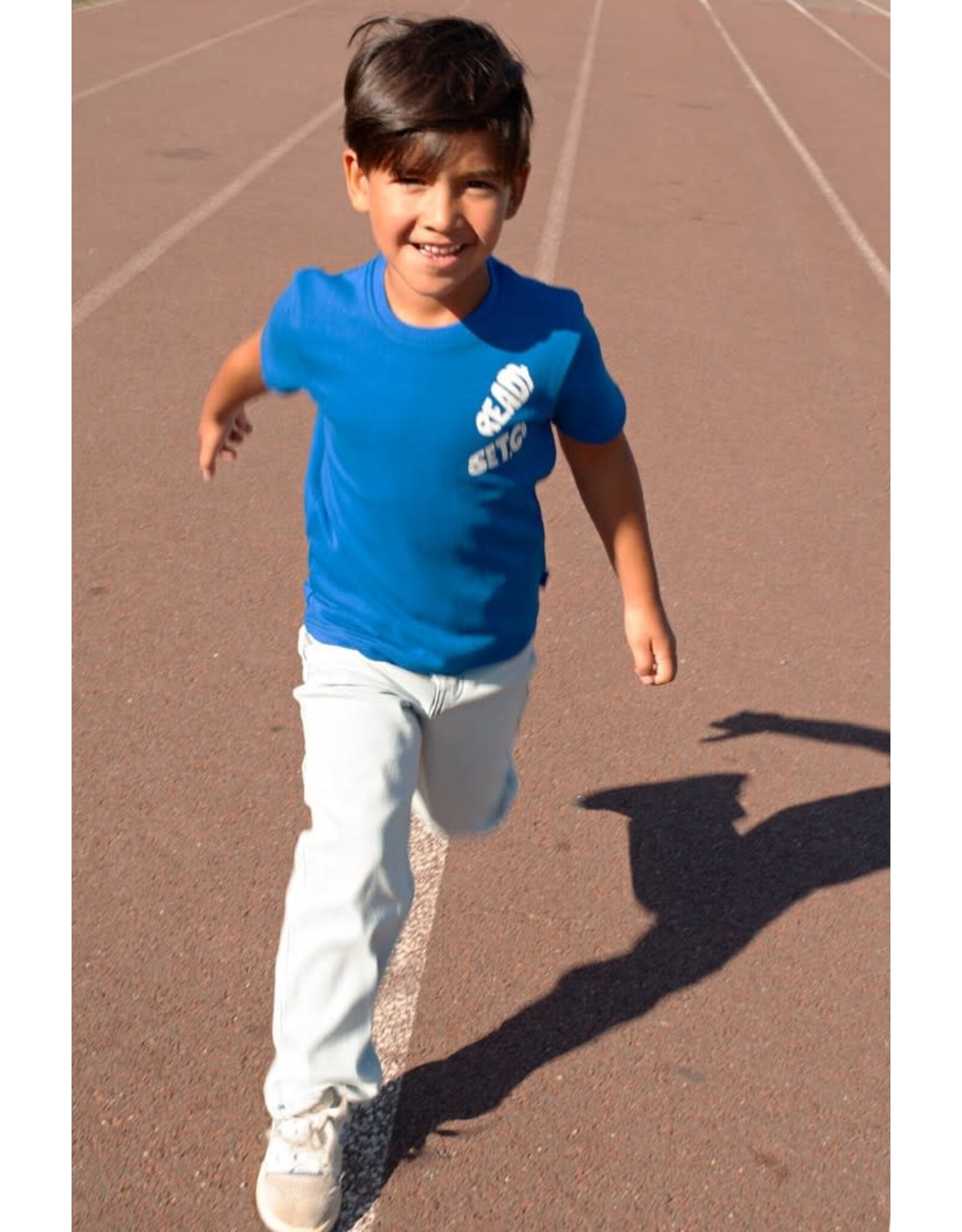 Sturdy T-shirt - Run the Day Kobalt