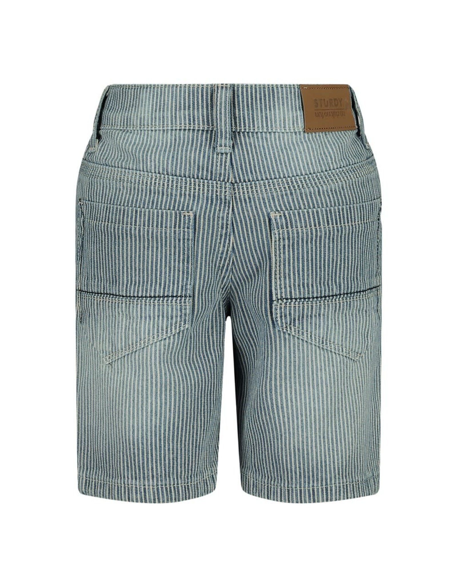 Sturdy Short streep - Summer Denims Indigo
