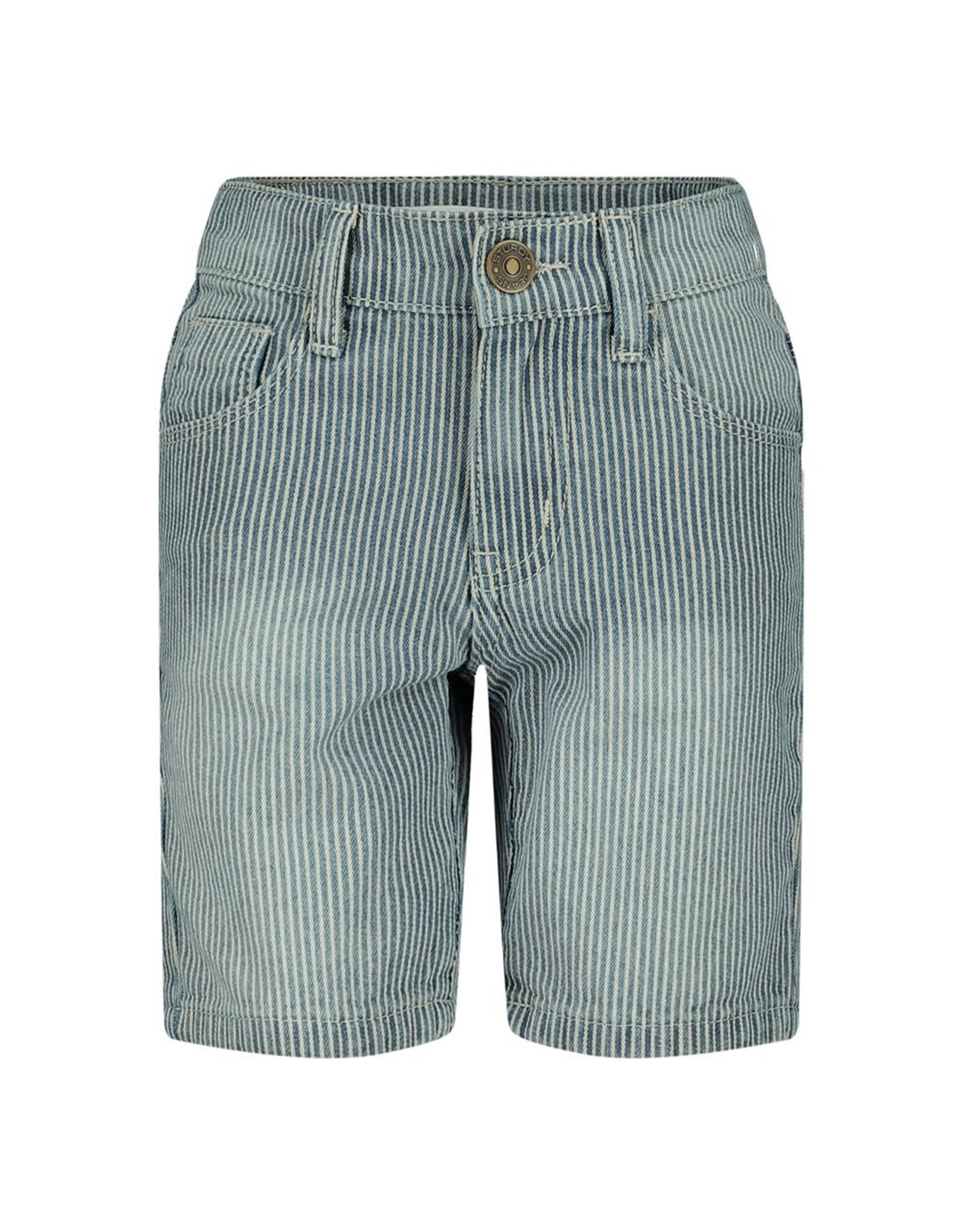 Sturdy Short streep - Summer Denims Indigo