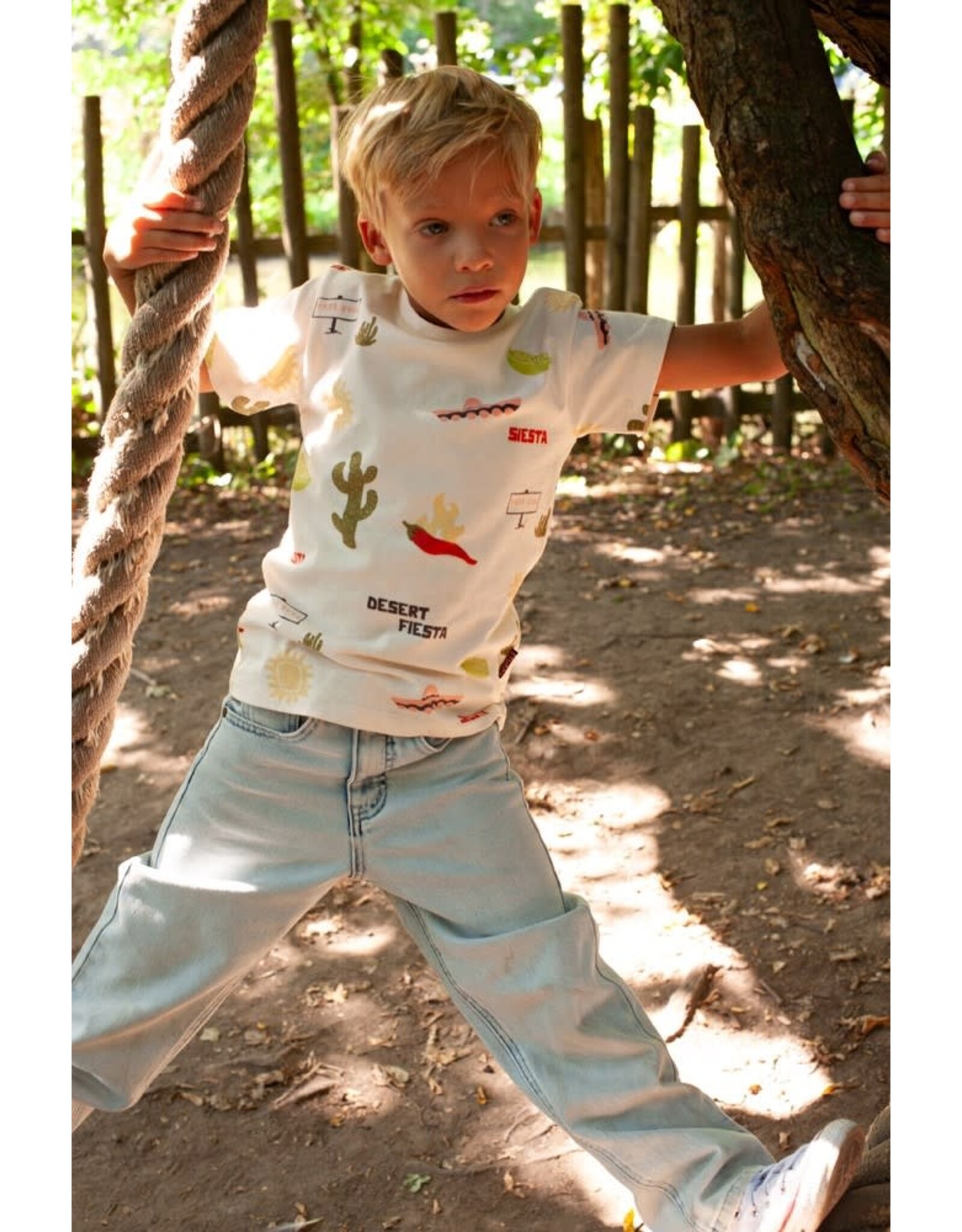 Sturdy T-shirt AOP - Desert Fiesta Offwhite