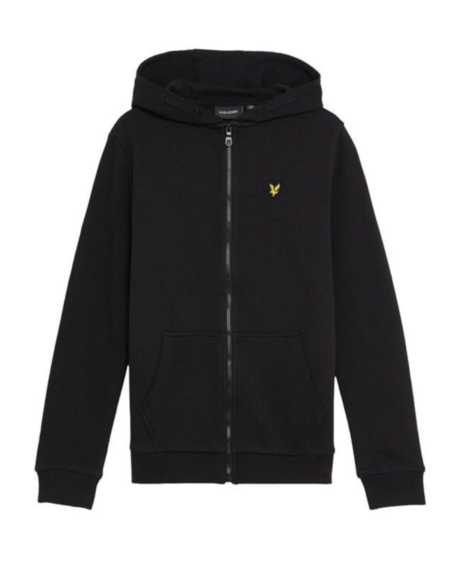 Lyle & Scott Zip through hoodie jet black 5-6